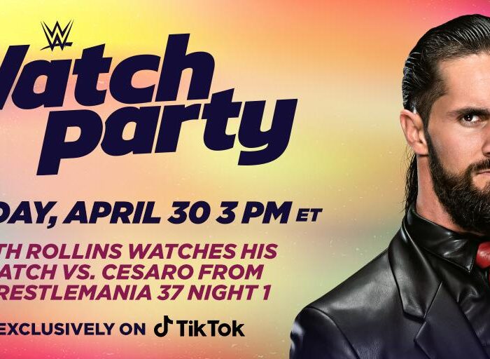 Join Seth Rollins live on TikTok for a WWE Watch Party this Friday