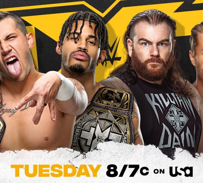 MSK make their first NXT Tag Team Championship defense against Killian Dain & Drake Maverick