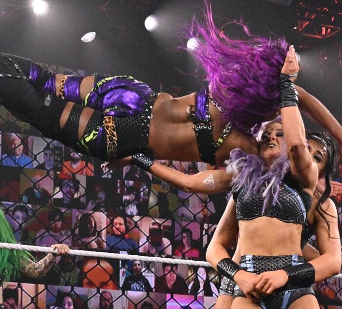 NXT Women’s Tag Team Champions Shotzi Blackheart & Ember Moon def. The Way