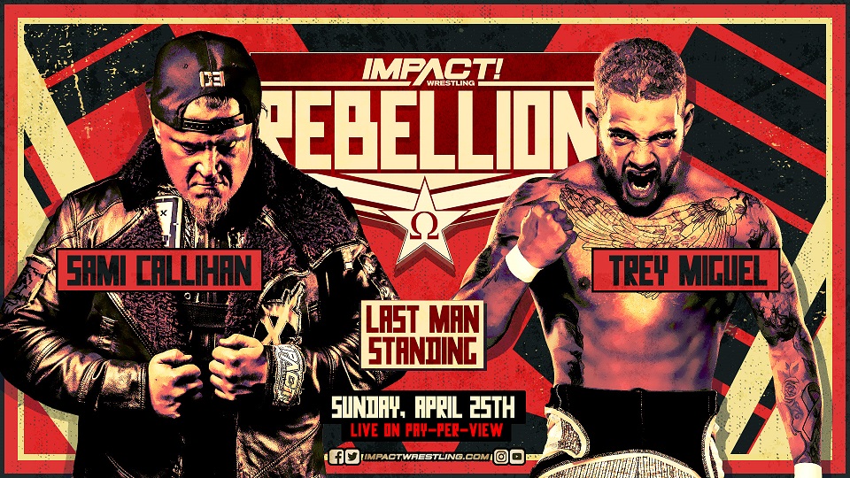 Sami vs Trey Last Man Standing & Huge 8-Man Tag to Take Place at Rebellion