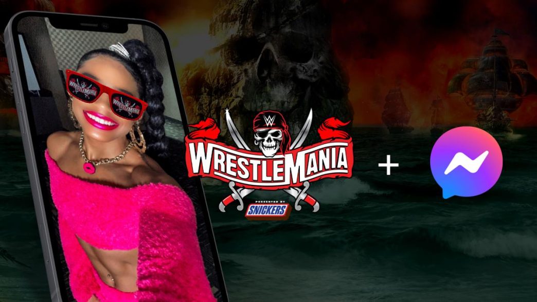 WWE and Messenger partner for WrestleMania 37 AR filter