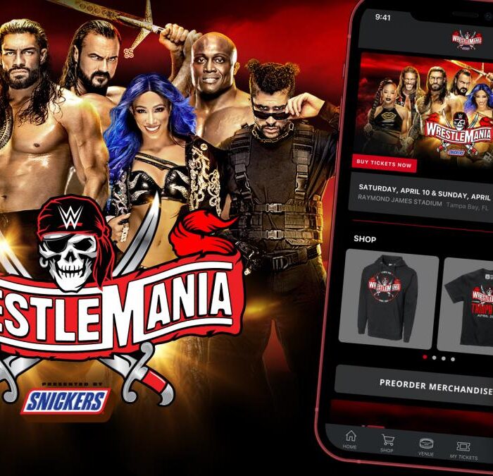 WWE launches the WrestleMania Mobile App