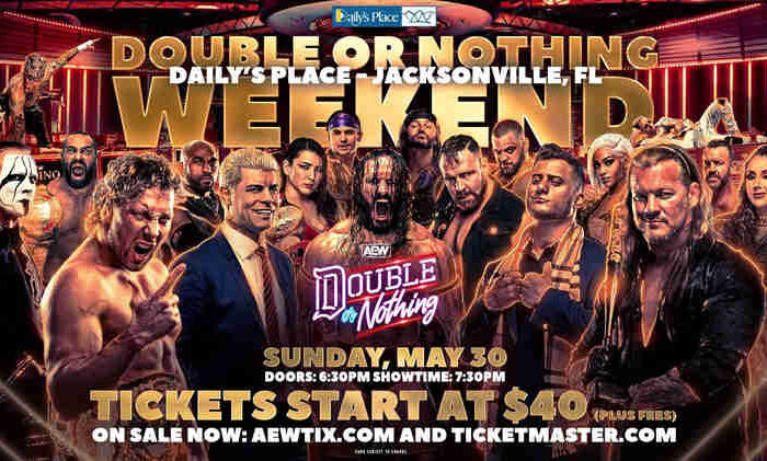 AEW Partners with Cinemark Theatres to Host “Double Or Nothing” PPV Event in Select Theatres