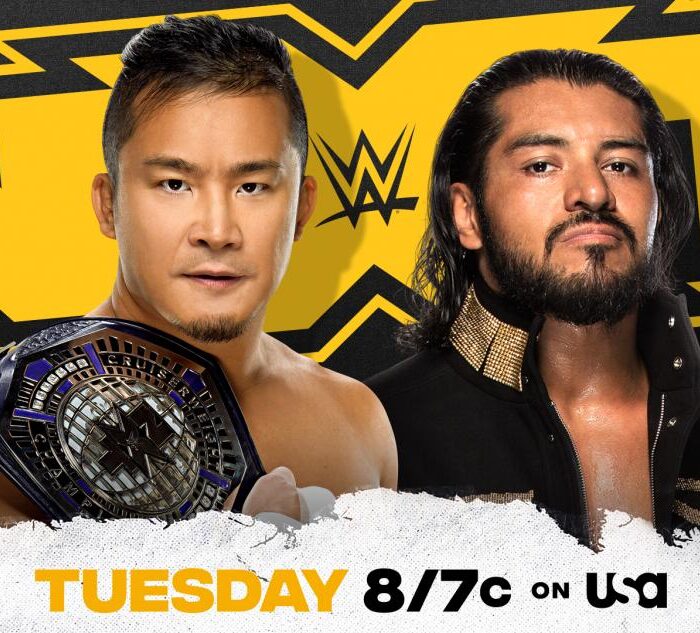 NXT Cruiserweight Champion Kushida looks to best Santos Escobar in 2-out-of-3 Falls Match