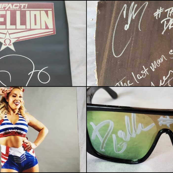 Rebellion Turnbuckle Signed By Kenny Omega & More Now on eBay