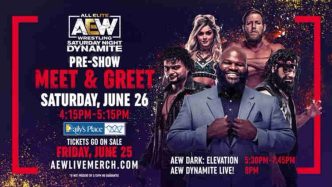 AEW Saturday Night Dynamite Meet & Greet Tickets On Sale Friday June 25th