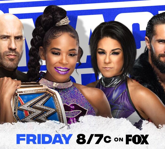 Cesaro & SmackDown Women’s Champion Bianca Belair take on Seth Rollins & Bayley