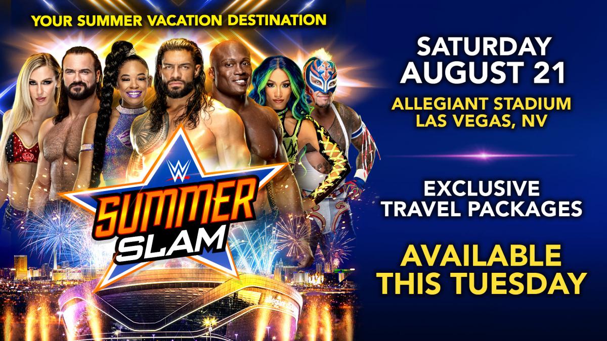 Get SummerSlam Travel Packages June 15 at 12 noon ET