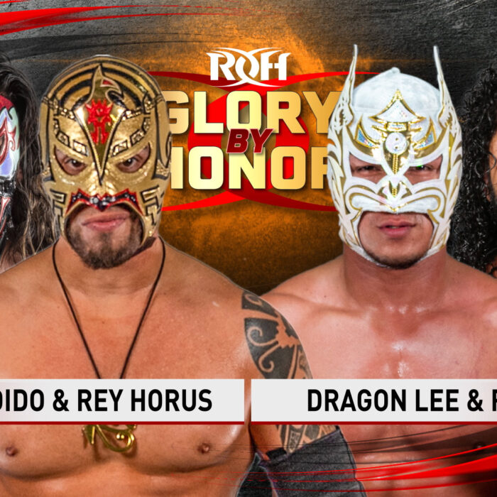 Bandido And Rey Horus Battle RUSH And Dragon Lee At Glory By Honor Night 2