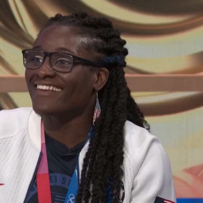 Gold medalist Tamyra Mensah-Stock shares WWE dreams