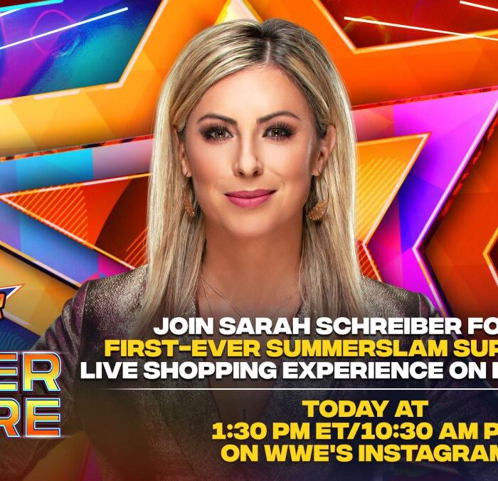 WWE to host Instagram Live shopping experience ahead of SummerSlam Superstore opening today