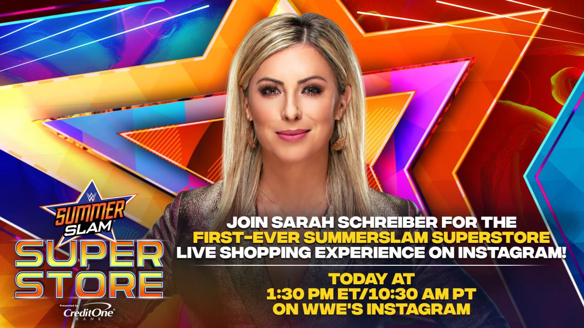 WWE to host Instagram Live shopping experience ahead of SummerSlam Superstore opening today