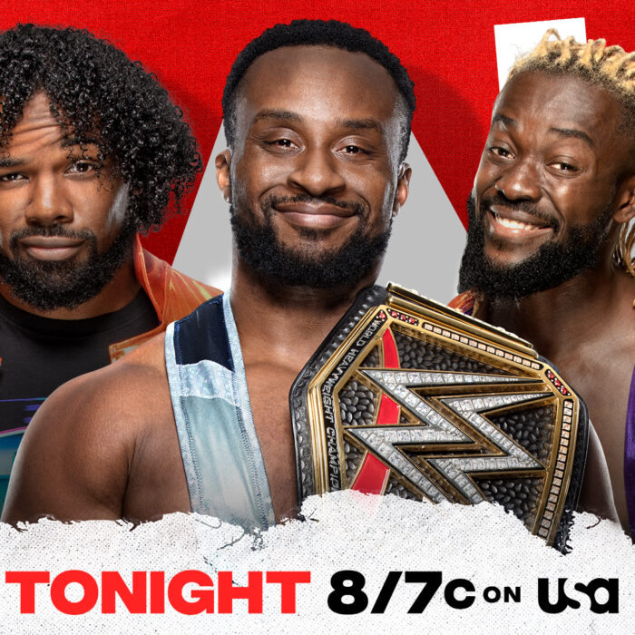 The New Day celebrate WWE Champion Big E tonight