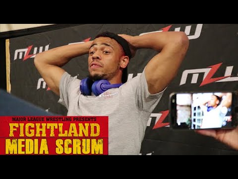 MLW Fightland 2021 Media Scrum with World Middleweight Champion Myron Reed