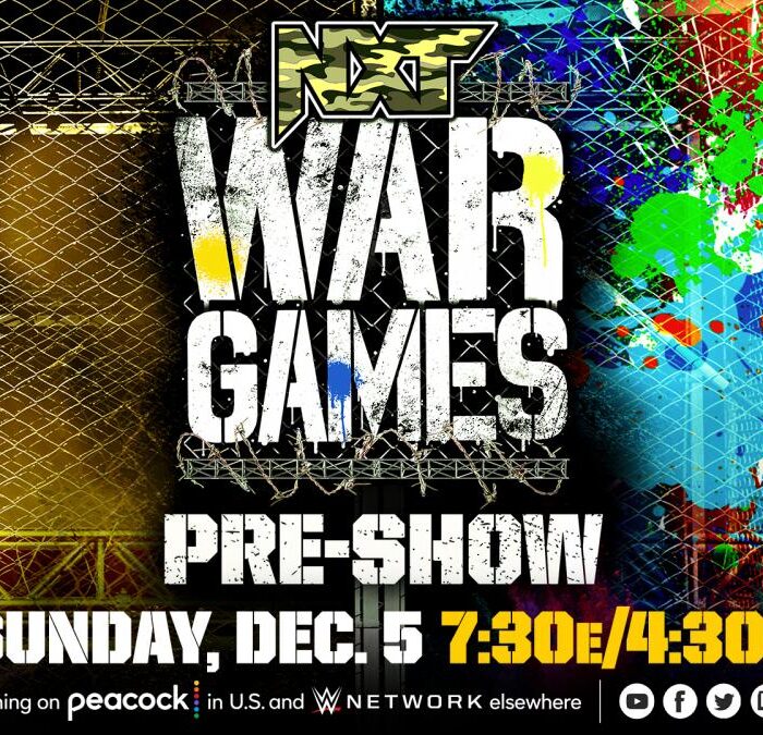 Tune in Sunday for the NXT WarGames Pre-Show