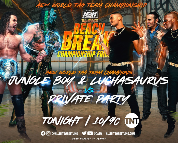 AEW Rampage Beach Break Championship Friday Preview for January 28, 2022