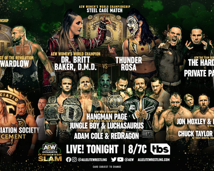 AEW Dynamite: St. Patrick’s Day Slam Preview for March 16, 2022