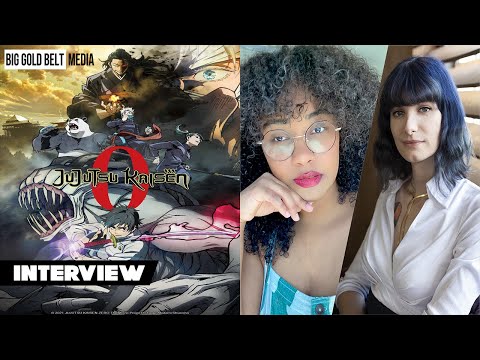 Jujutsu Kaisen 0 Movie Interview | Kayleigh McKee (Yuta Okkots) & Anairis Quiñones (Rika Orimoto)