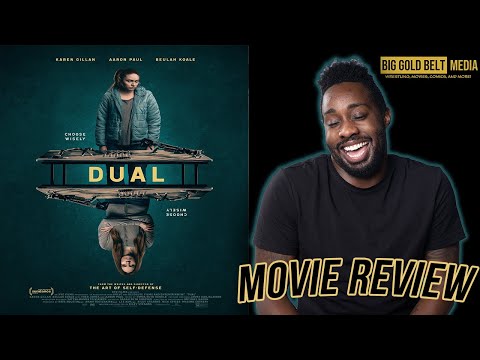 DUAL – Review (2022) | Karen Gillan, Aaron Paul & Theo James | @RLJE Films & AMC+