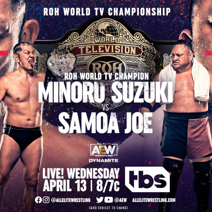 Minoru Suzuki Versus Samoa Joe For The ROH World Television Title