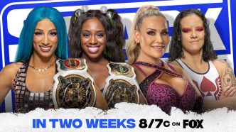 Natalya & Shayna Baszler to challenge Sasha Banks & Naomi in two weeks in a WWE Women’s Tag Team Title Match