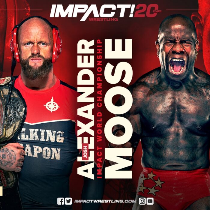 New IMPACT World Champion Josh Alexander Defends Against Moose in a Rebellion Rematch This Thursday on IMPACT!