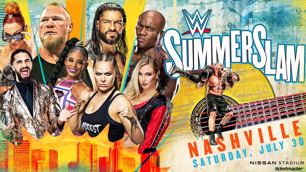 Tickets for SummerSlam at Nissan Stadium in Nashville on sale Friday, April 22 at 10 a.m. CT