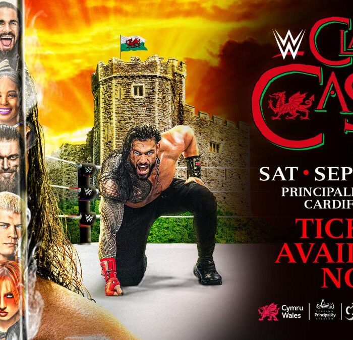 Tickets for WWE Clash at the Castle at Principality Stadium in Cardiff are available now