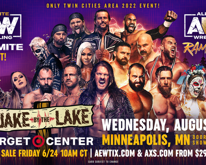 AEW Returns To Minneapolis For “The Quake By The Lake” Live Shows On August 10th