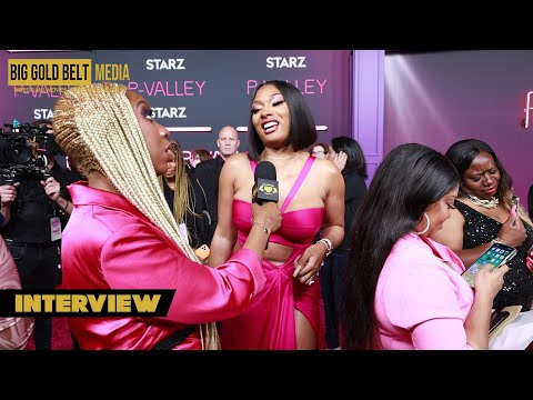 Megan Thee Stallion Interview | STARZ “P-Valley” Season 2 Red Carpet Premiere