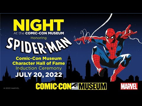 Comic-Con Museum Character Hall of Fame Induction Spider-Man | Night at the Comic-Con Museum