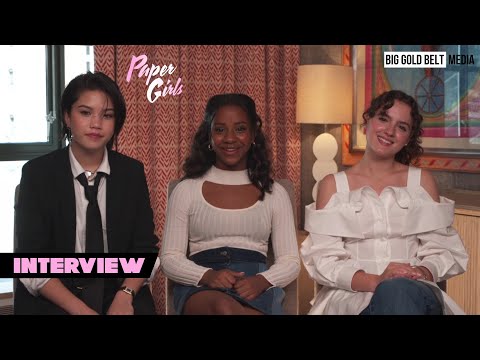 Paper Girls Interview | Cast Members: Riley Lai Nelet, Camryn Jones & Fina Strazza | Prime Video