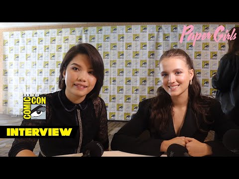 Paper Girls Interview | Riley Lai Nelet & Fina Strazza | SDCC 2022