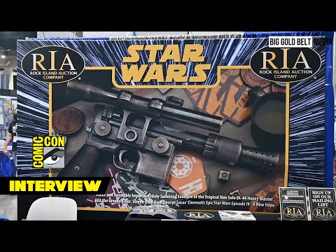 RIAC Representative Pat Quinn Interview | Han Solo’s Blaster and Tomb Raider Gun Auction | SDCC