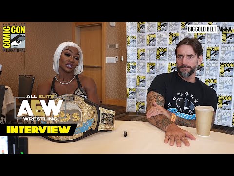 AEW All Elite Wrestling’s Jade Cargill & CM Punk Interview | SDCC 2022