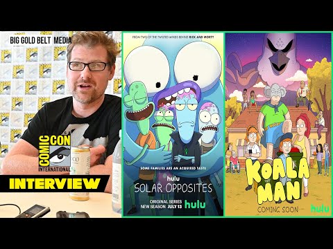 Justin Roiland Interview | Solar Oppposites Season 4 & Koala Man | SDCC 2022