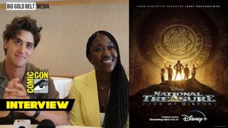 National Treasure: Edge of History Interview | Antonio Cipriano & Zuri Reed | SDCC 2022