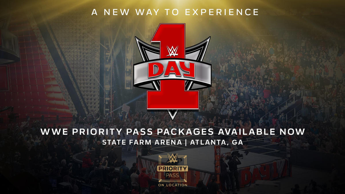Official WWE Day 1 Experience Packages available now