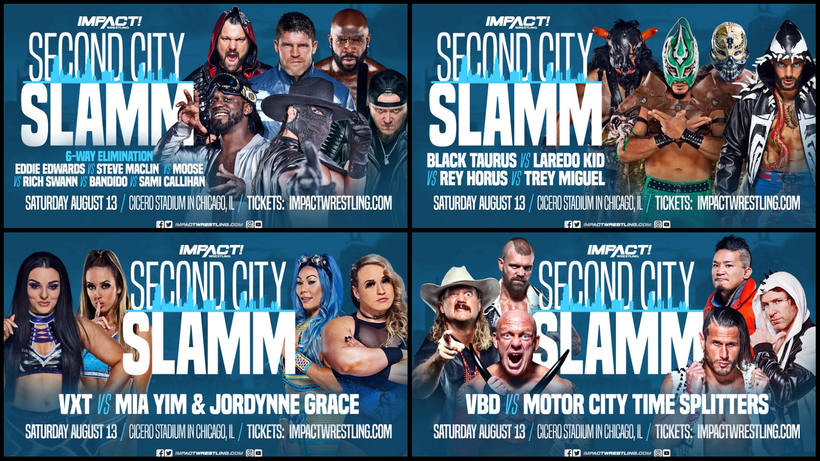 Witness These Incredible Matchups & So Many More This Saturday at Second City Slamm in Chicago