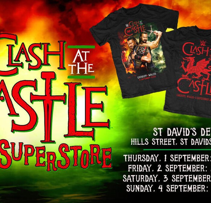 WWE Clash at the Castle Superstore is coming to St David’s Dewi Sant in Cardiff