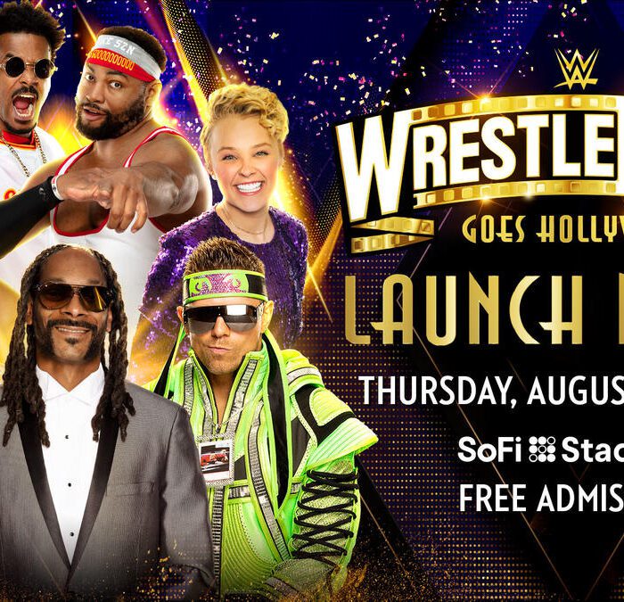 WWE Superstars join Hollywood celebrities for free WrestleMania Launch Party