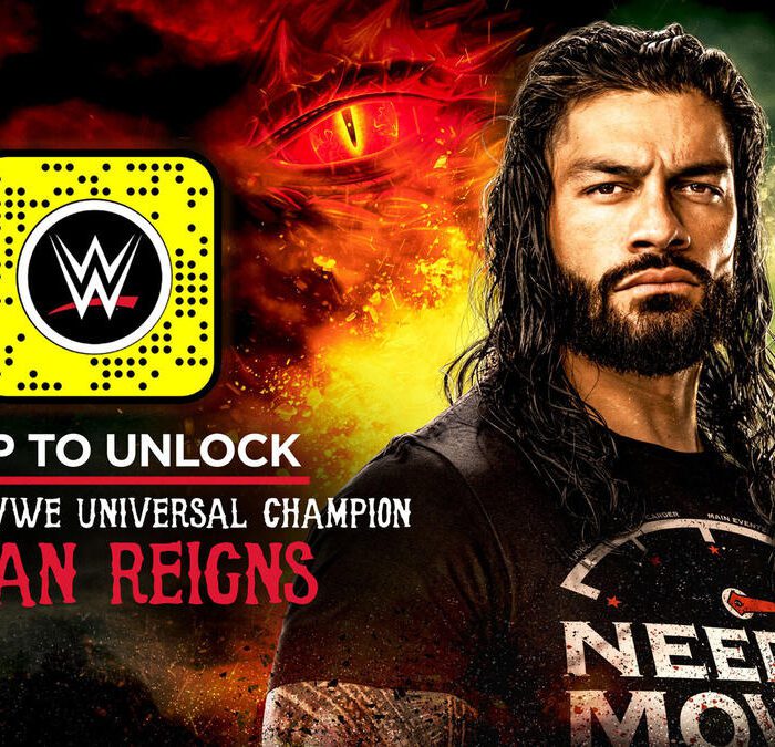 Acknowledge Roman Reigns with epic Snap AR Lens for WWE Clash at the Castle