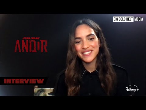 Adria Arjona Interview “Bix Caleen” | Star Wars Andor | Disney+