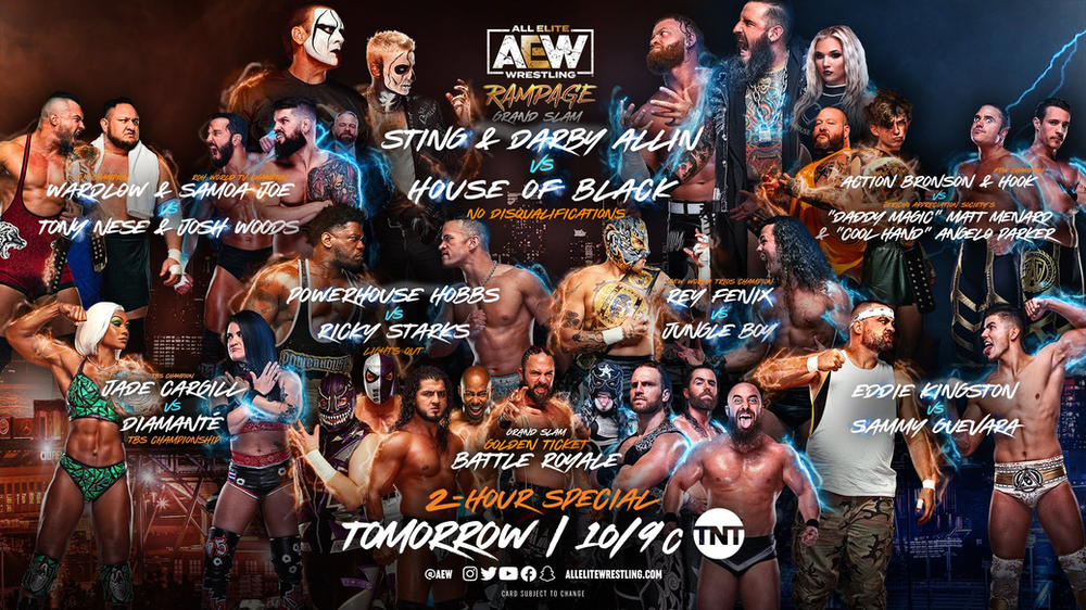 AEW Rampage: Grand Slam Results for September 23, 2022