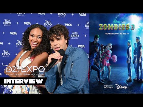 Chandler Kinney & Pearce Joza | ZOMBIES 3 Interview | D23 Expo 2022