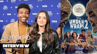 Christian J. Simon & Sophia Hammons | Under Wraps 2 Interview | D23 Expo 2022