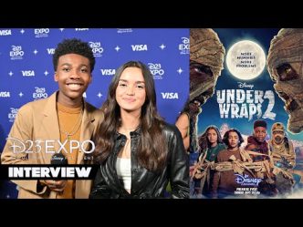 Christian J. Simon & Sophia Hammons | Under Wraps 2 Interview | D23 Expo 2022