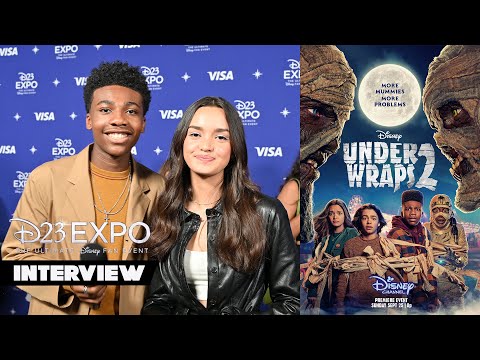 Christian J. Simon & Sophia Hammons | Under Wraps 2 Interview | D23 Expo 2022