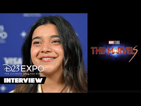 Iman Vellani | The Marvels Interview | D23 Expo 2022