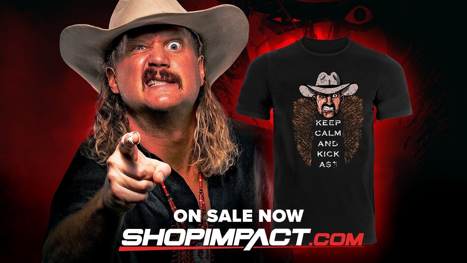 Joe Doering “Keep Calm and Kick Ass” T-Shirt Available Now on ShopIMPACT.com